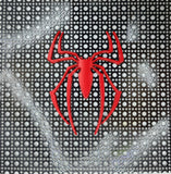 Spider Speaker Grills Red/Black