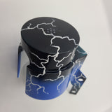 Blue Lightning Bolt PinCup