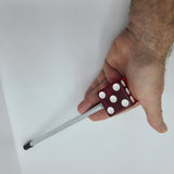 World Poker Tour Dice Shooter Transparent Red