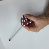World Poker Tour Dice Shooter Transparent Red