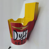Simpsons Pinball Party PinCup Duff Beer Premium Style Yellow