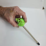 Elvira Jawless Skull Shooter Rod Green