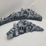 Dracula Custom Painted Village Plastics (Village, Cemetery, Castle)