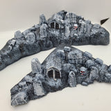 Dracula Custom Painted Village Plastics (Village, Cemetery, Castle)
