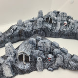 Dracula Custom Painted Village Plastics (Village, Cemetery, Castle)