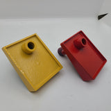 Funhouse Custom Painted Shooter Housings Red and Yellow