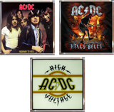ACDC Playfield Album Plaques Set of 3