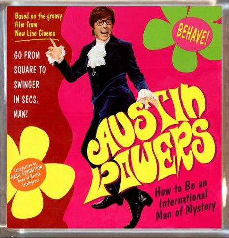 Austin Powers Playfield Plaque International Man of Mystery