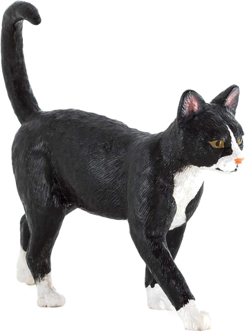 Bad Cats Playfield Character Black and White Cat