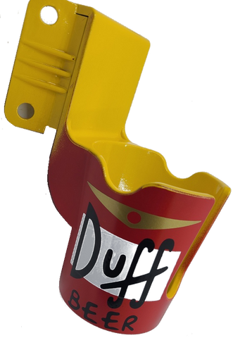 Simpsons Pinball Party PinCup Duff Beer Premium Style Yellow