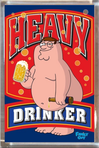 Family Guy Playfield Plaque - Heavy Drinker