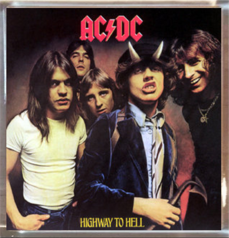 ACDC Playfield Album Plaque - Highway to Hell