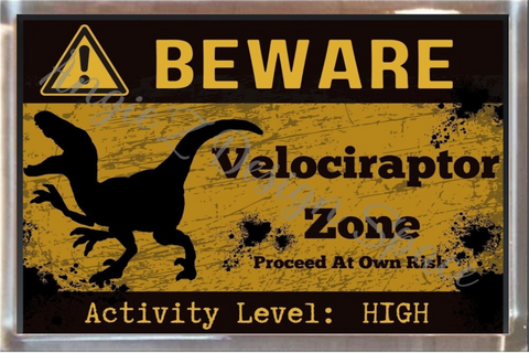 Jurassic Park Playfield Plaque