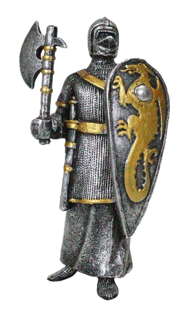 Medieval Madness Playfield Knight with axe/shield