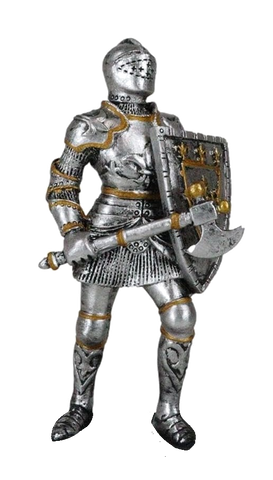 Black Knight Playfield Knight with Hand Axe