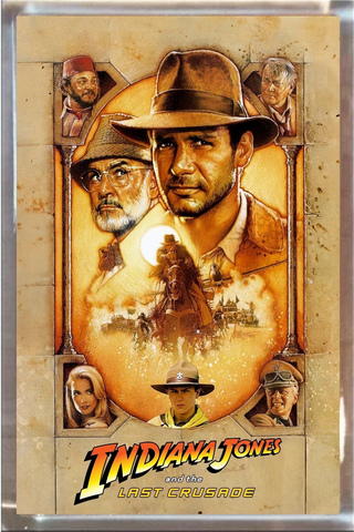 Indiana Jones Playfield Plaque - The Last Crusade