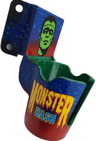 Monster Bash PinCup Title Logo Premium Style Blue