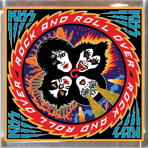 Kiss Playfield Album Plaque - Rock n roll Over