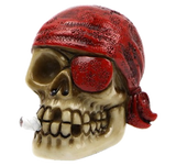Black Rose Shooter Rod "Skull & eye patch" Red