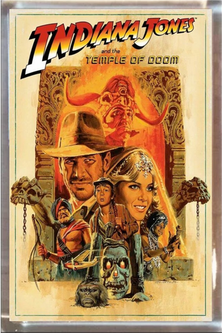 Indiana Jones Playfield Plaque - Temple Of The Doom