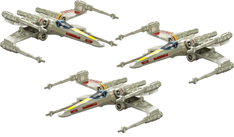 Star Wars X-Wing Fighter Set of 3