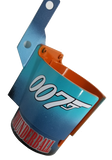 James Bond PinCup 007 Orange inside