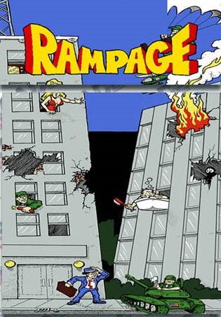 Arcade 1up Rampage Kickplate Set