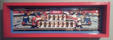 Pole Position Framed Arcade Marquee (vintage)