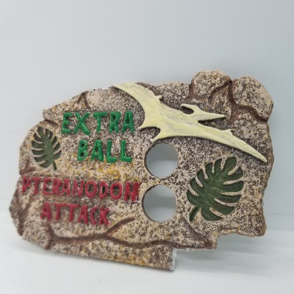 Jurassic Park Playfield Sign Extra Ball Modfather Pinball Mods