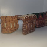 Dracula Custom Painted Village Plastics (Village, Cemetery, Castle)