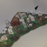 Dracula Custom Painted Village Plastics (Village, Cemetery, Castle)