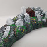 Dracula Custom Painted Village Plastics (Village, Cemetery, Castle)