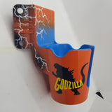 Godzilla PinCup Premium with Lightning Bolts Orange