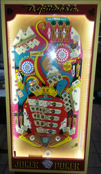 Joker Poker Framed Playfield – Modfather Pinball Mods
