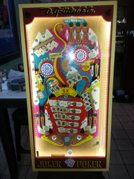 Joker Poker Framed Playfield – Modfather Pinball Mods