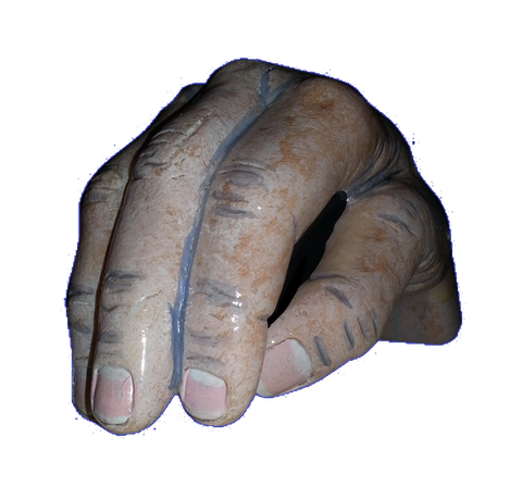 Addams Family Custom Painted Hand  ( Paint Job Only )