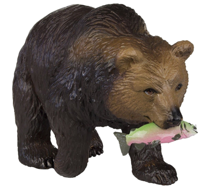 Big Buck Hunter Playfield Grizzly Bear "With Fish"