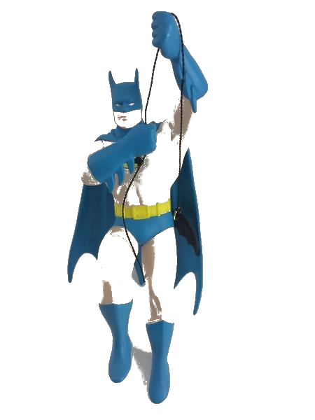 Adam West Batman Logo, Bat with Batman Head Sticker