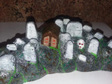 Dracula Custom Painted Village Plastics (Village, Cemetery, Castle)