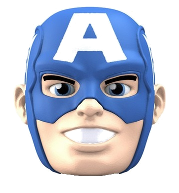 Avengers Character Head Shooter "Captain America"