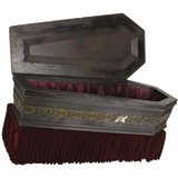 Dracula Custom Painted Coffin