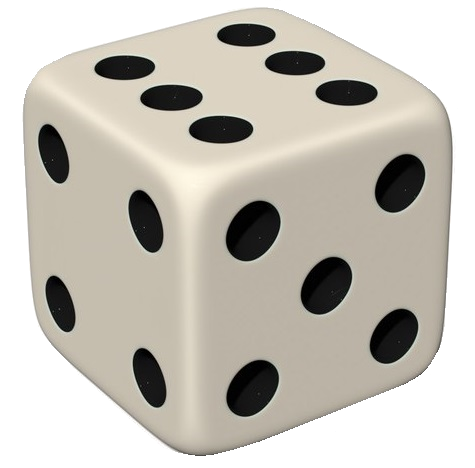 High Roller Casino Dice Shooter White