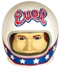 Evel Knievel Character Head Shooter