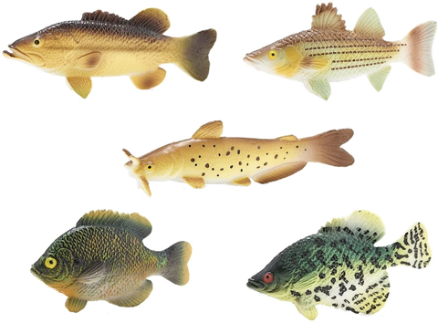 Fish Tales Playfield Fish set of 5