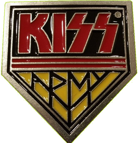 KISS Army Playfield Enamel Plaque