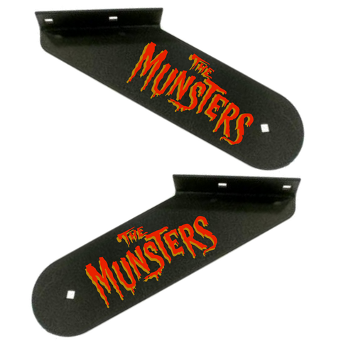 Munsters Hinge Decals "Red/Gold"