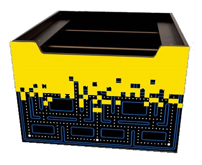 Arcade 1up Pacman Riser Graphics Pixel