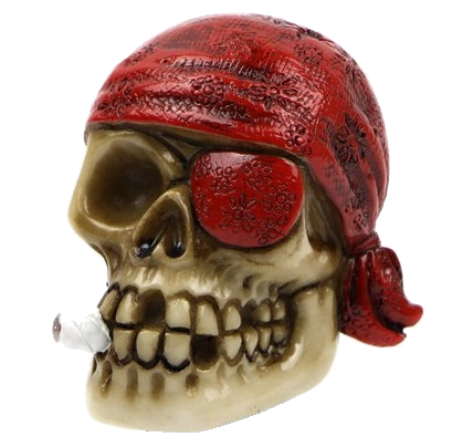 Pirates of the Caribbean Character Shooter Rod "Skull & eye patch"