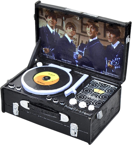 Beatles Playfield Record Player Black
