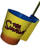 The Simpsons PinCup with Blue/Orange